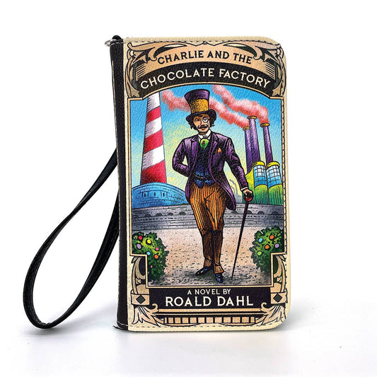 Charlie and the Chocolate Factory Book Wallet Wristlet