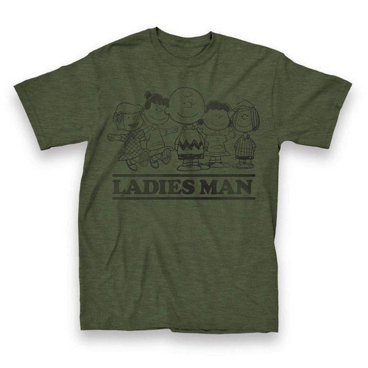 Charlie Brown Ladies Man T-Shirt Tee - S