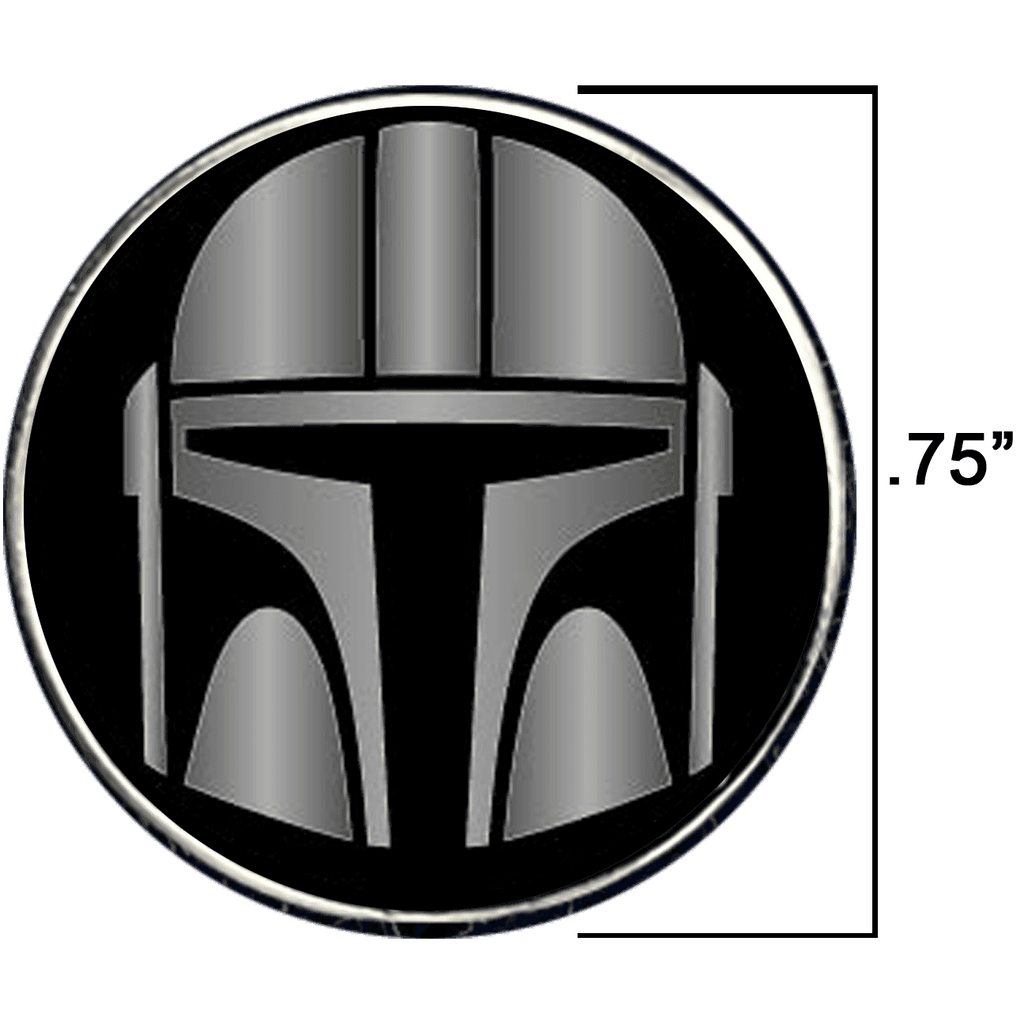 PBX-006-G Order of the Mandalorian Beskar plated Lapel Pin - 