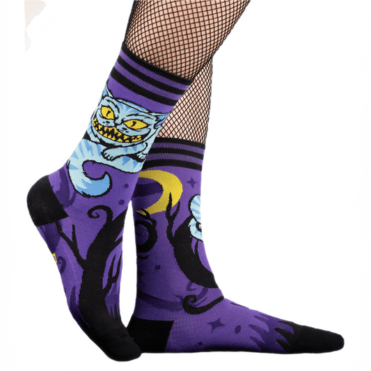 Cheshire Cat Crew Socks