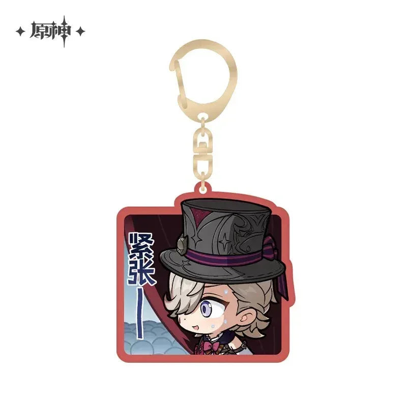 Chibi Emojis Series Acrylic Keychain Court of Fontaine Genshin Impact