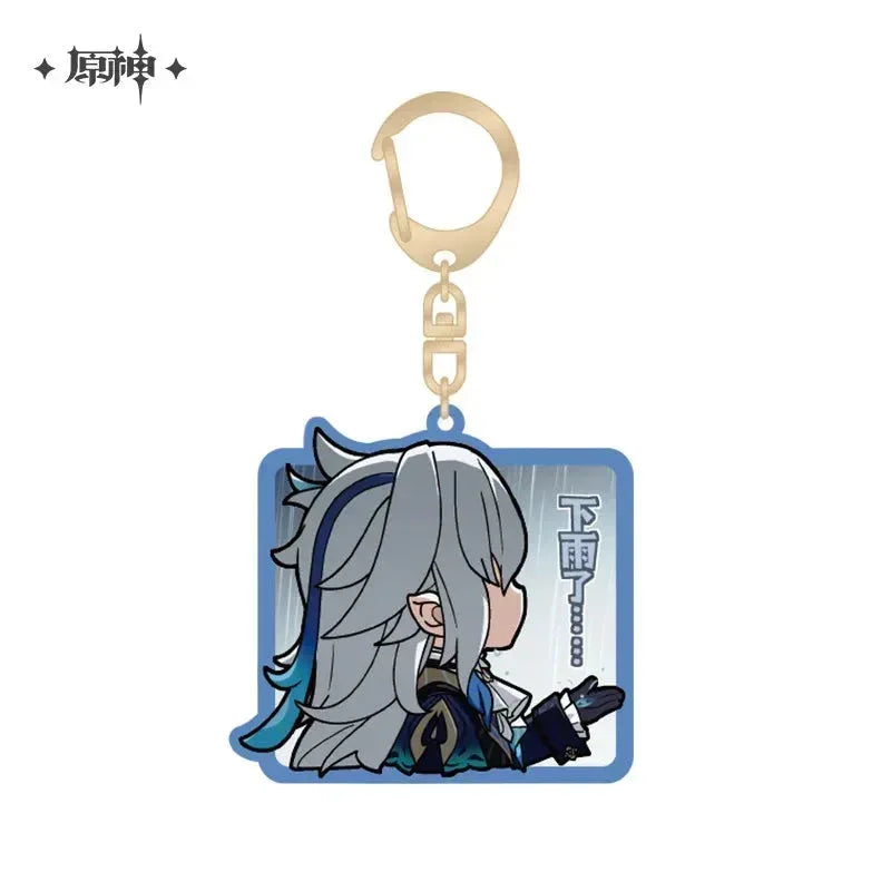 Chibi Emojis Series Acrylic Keychain Court of Fontaine Genshin Impact