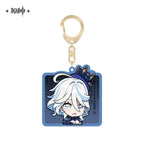 Chibi Emojis Series Acrylic Keychain Court of Fontaine Genshin Impact