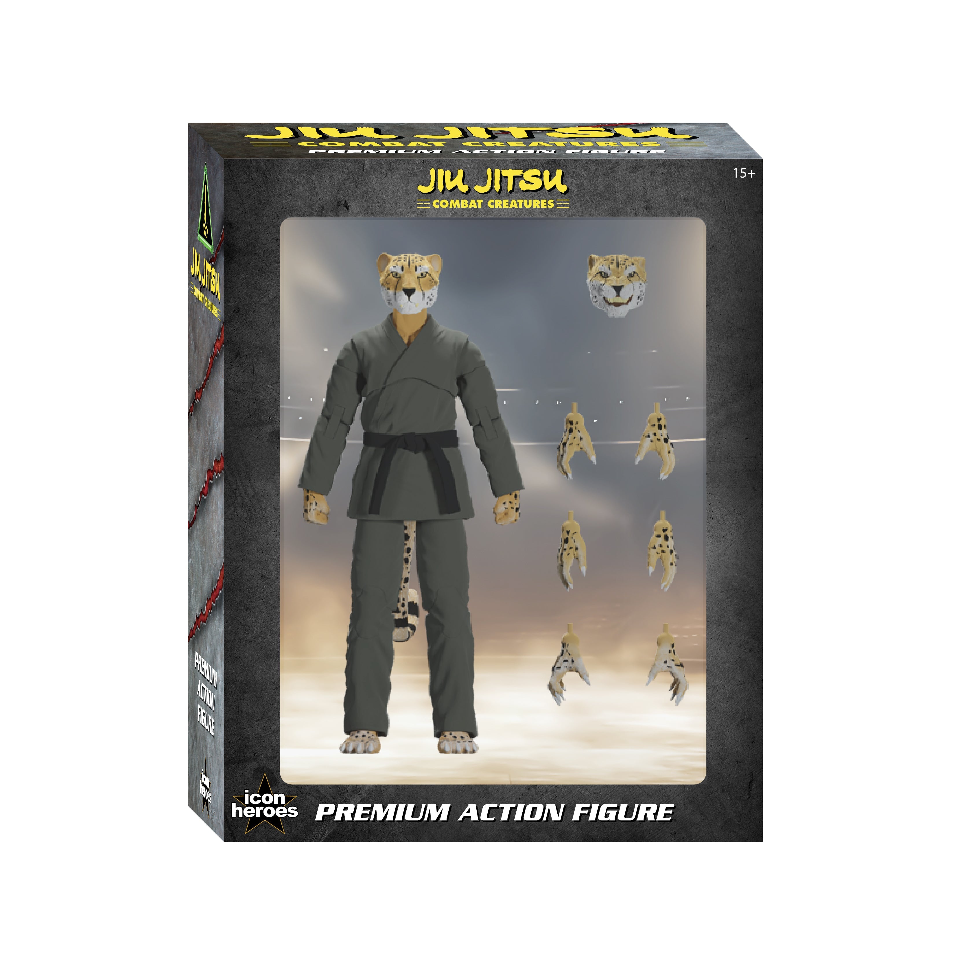 Jiu Jitsu Combat Creatures Chico the Cheetah Action Figure