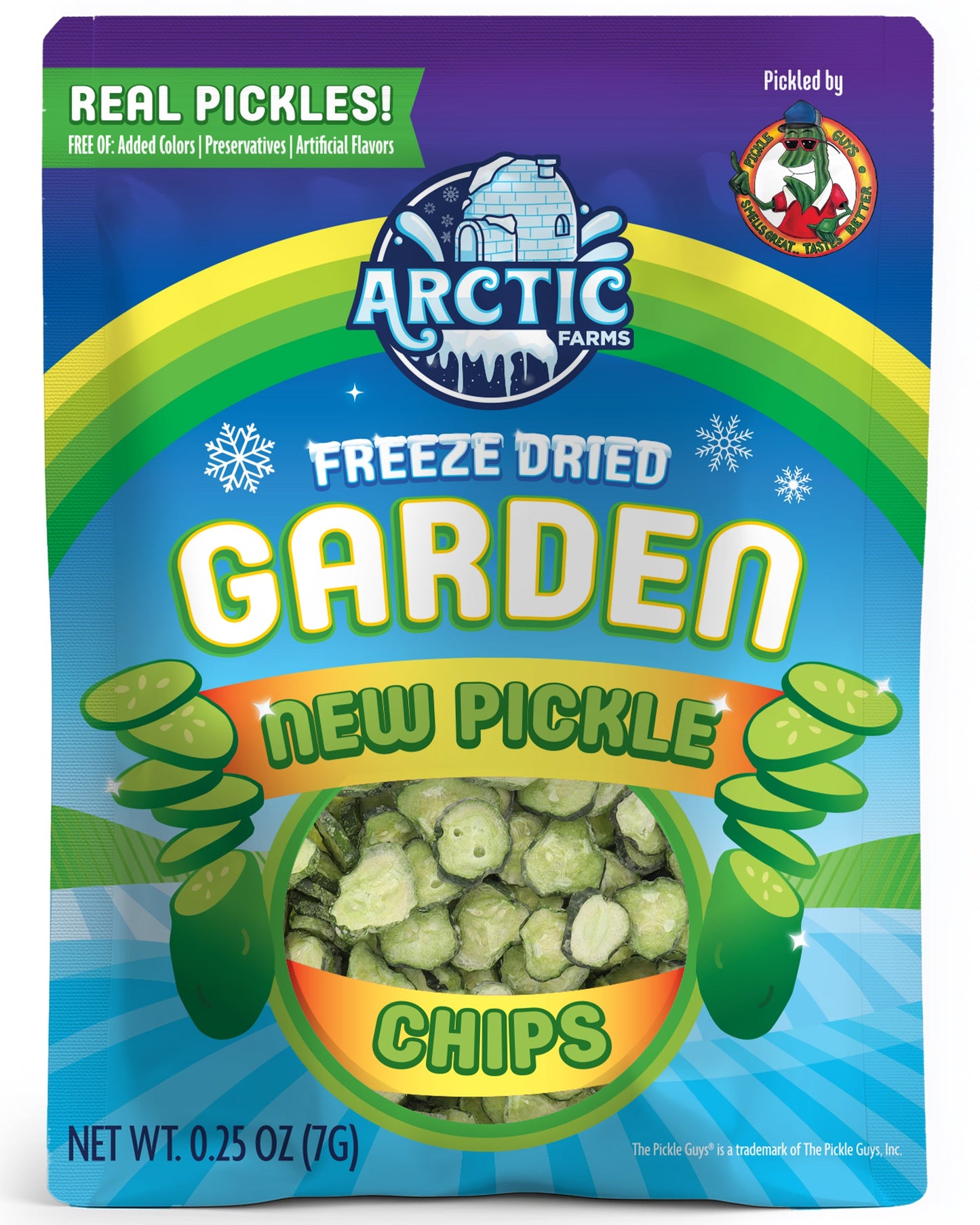 Freeze Dried New Pickle Chips from The Pickle Guys (Minimal Salt)
