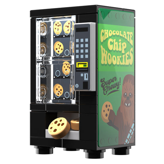 Chocolate Chip Wookie Cookies Vending Machine Building Set made using LEGO parts - B3 Customs