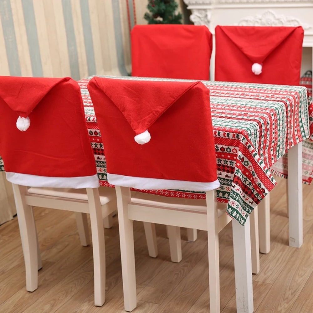 Christmas Chair Cover Christmas Decoration for Home Table Dinner Chair Back