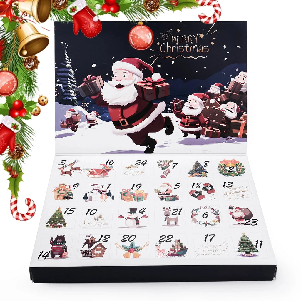 Christmas D&D Dice Blind Box Countdown Calendar, Random Christmas Dice Gifts, D&D Fan Gifts