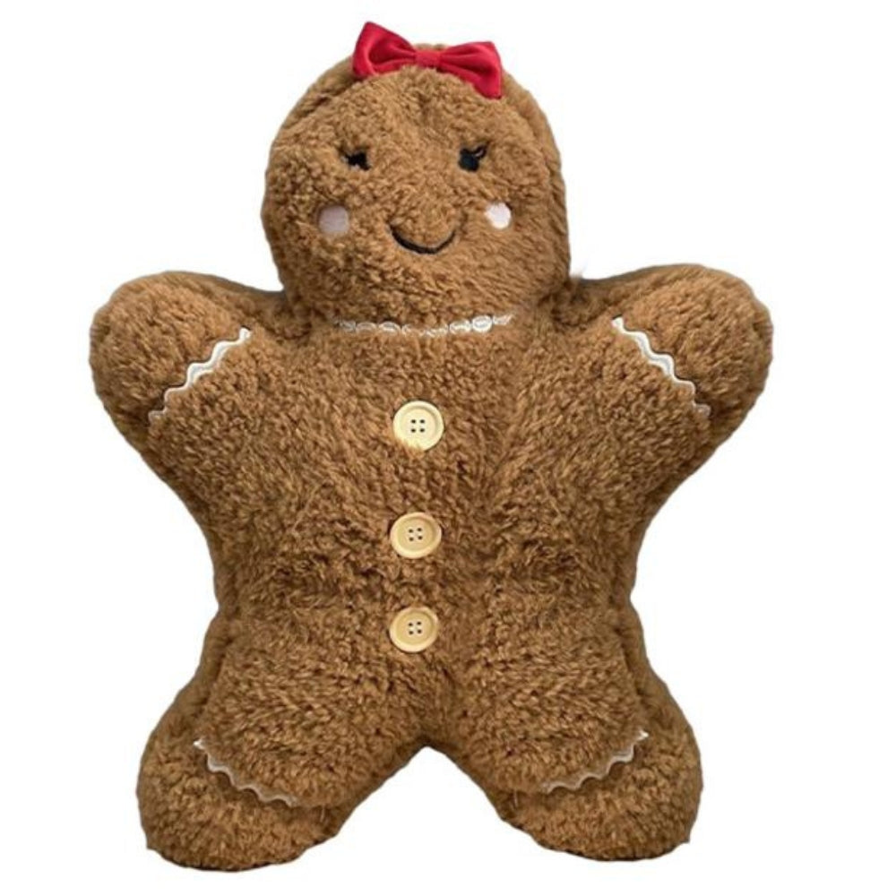 Christmas Gingerbread Man Pendant Christmas Tree Party Home Decor Pillow For Decoration Couch