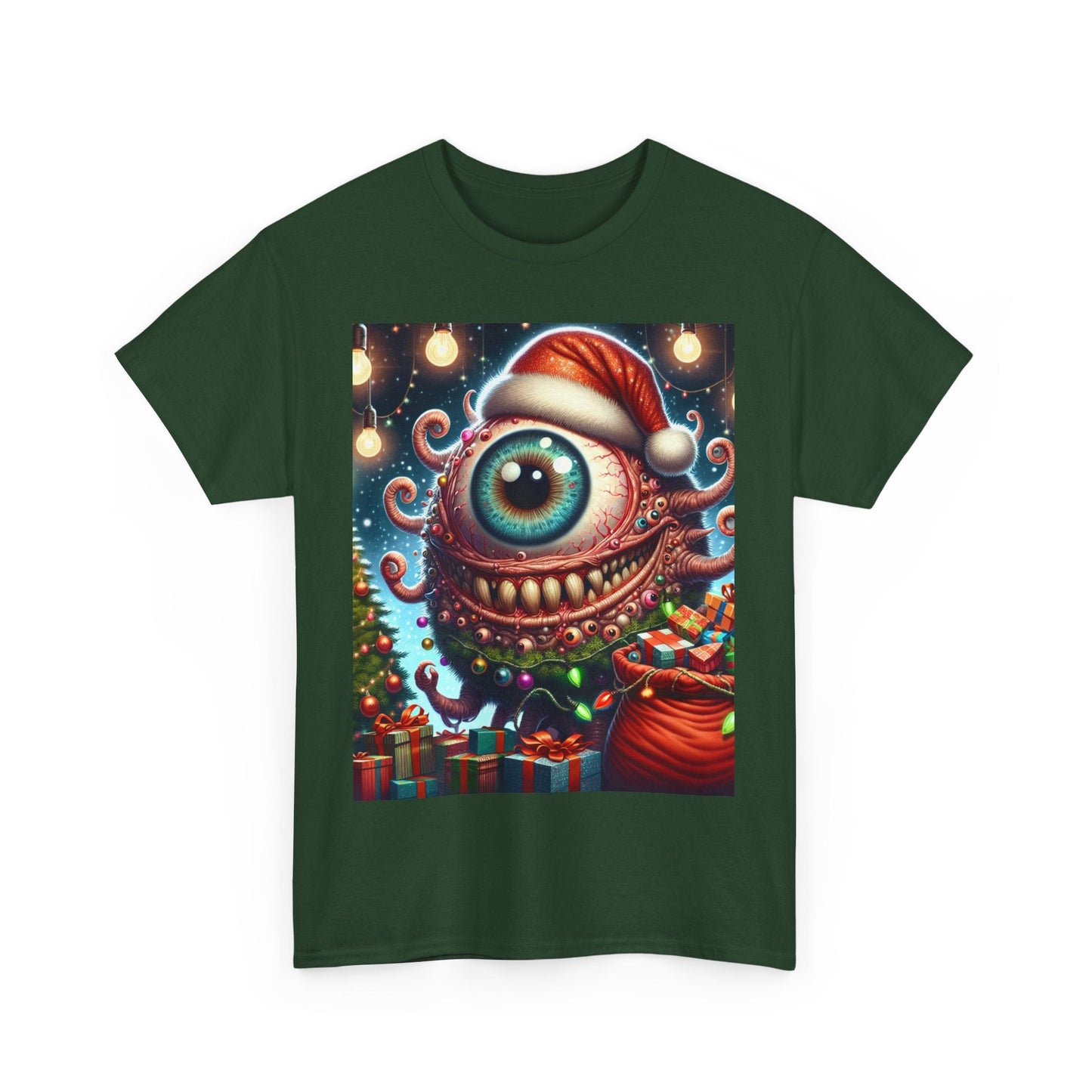 Christmas is in the Eye of the Beholder Unisex Heavy Cotton Tee