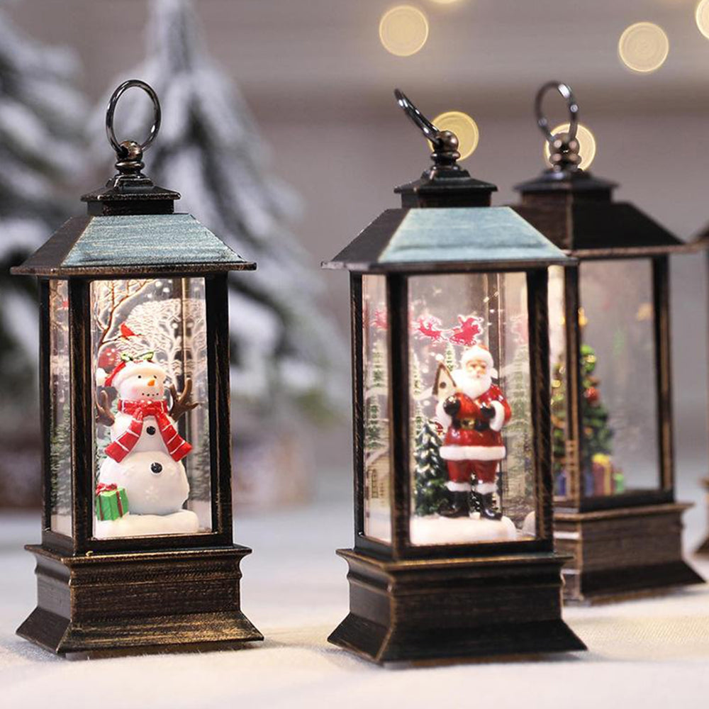 Christmas Lighting Holiday Snow Globe-Battery Operated