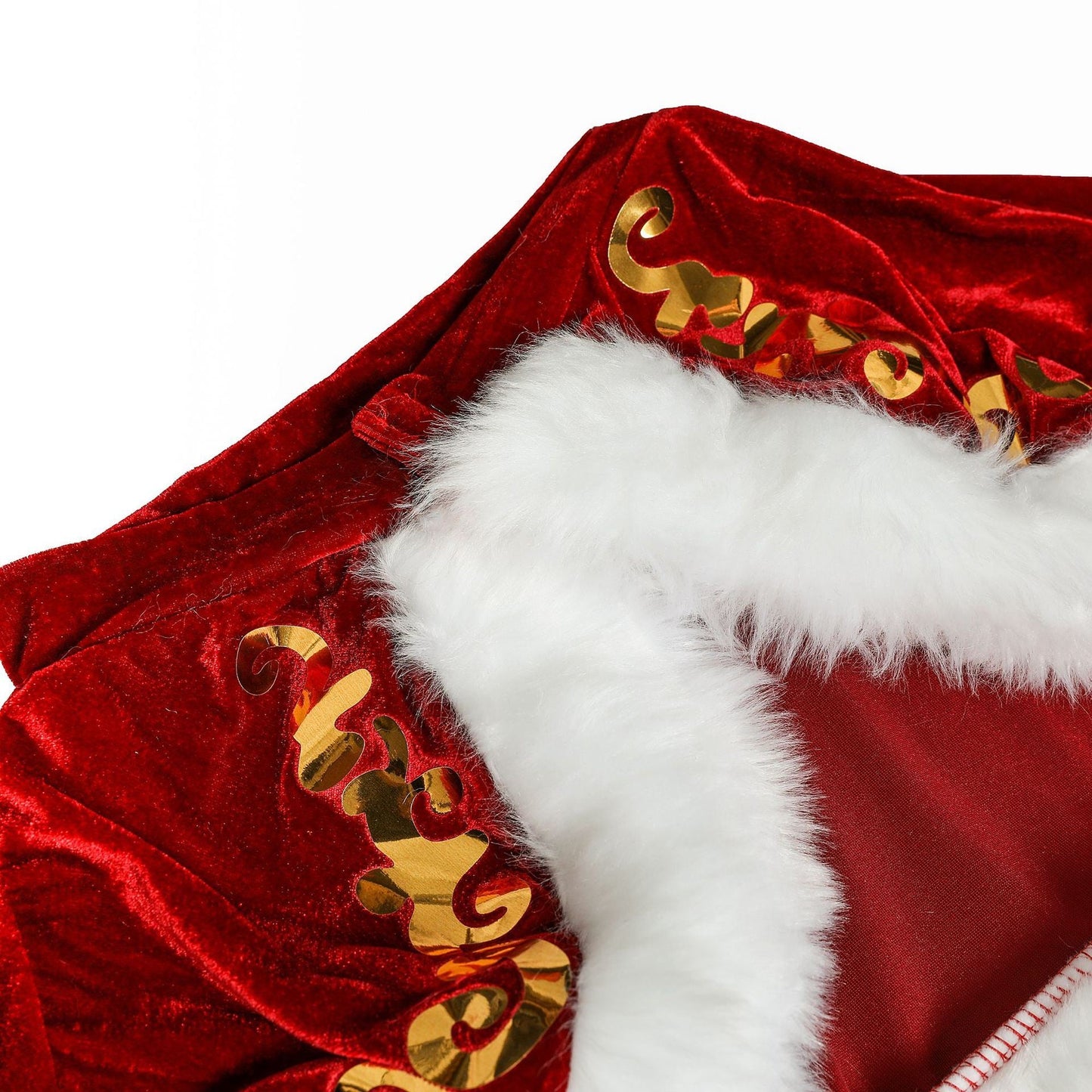 Christmas Santa Claus Costume Printed Christmas Suit