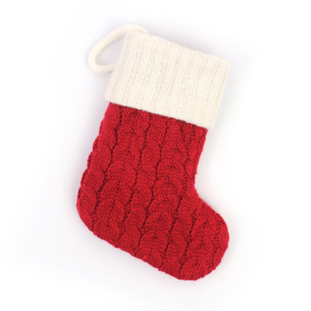 Christmas Stocking New Knitting Christmas Tree Pendant Decorations