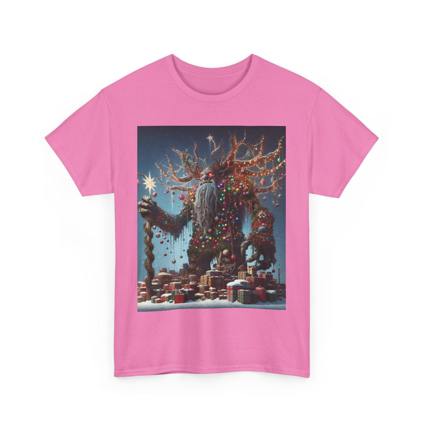 Christmas Treant Unisex Heavy Cotton Tee