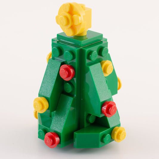 Christmas Tree Building Set made using LEGO parts - B3 Customs