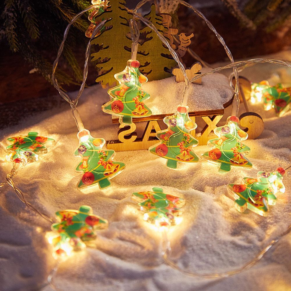 Christmas Tree LED String Lights Festive Home Decor and Gift