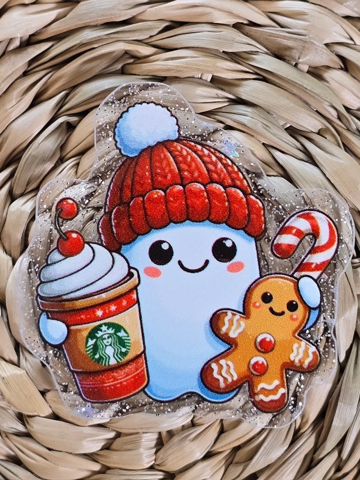 Bogg Bag Charms - Christmas Ghost