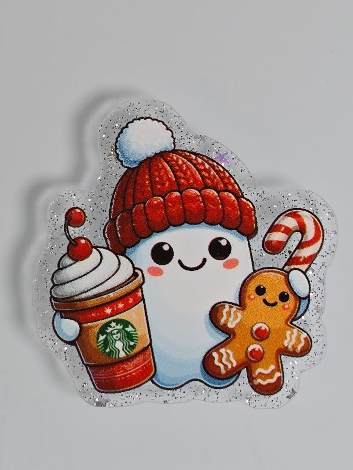 Bogg Bag Charms - Christmas Ghost