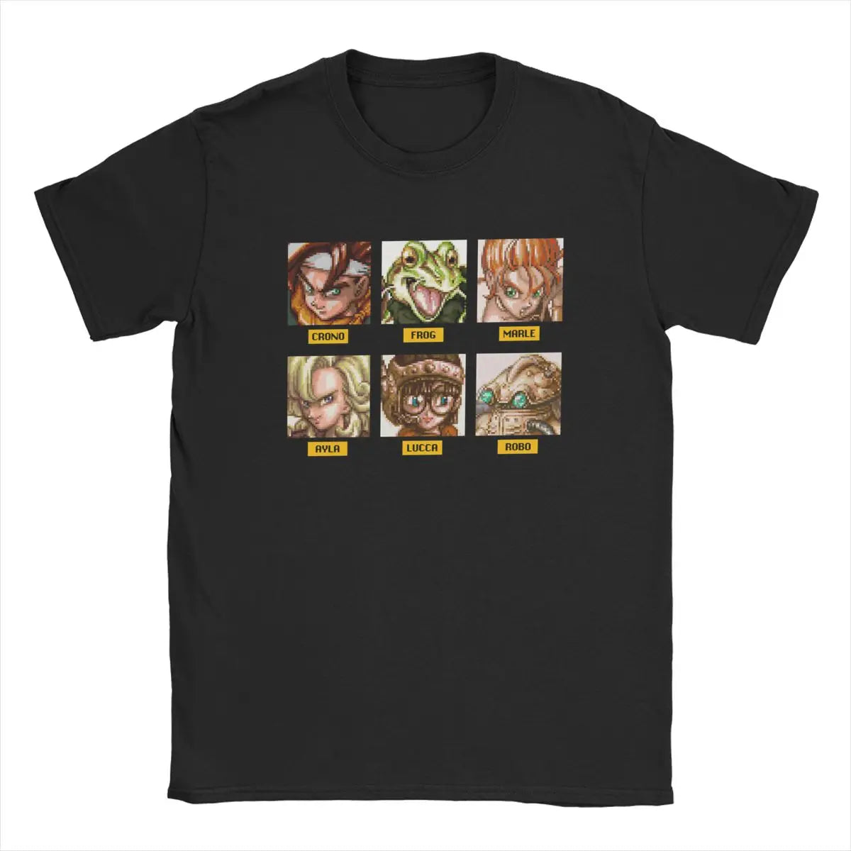 Chrono Team final fantasy video game T-Shirt for Men O Neck 100% Cotton