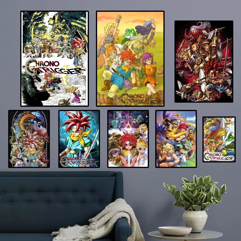 Chrono Trigger Poster Home Room Decor Aesthetic Art Wall Painting Stickers