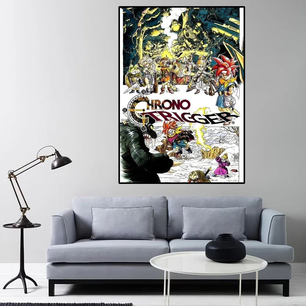 Chrono Trigger Poster Home Room Decor Aesthetic Art Wall Painting Stickers