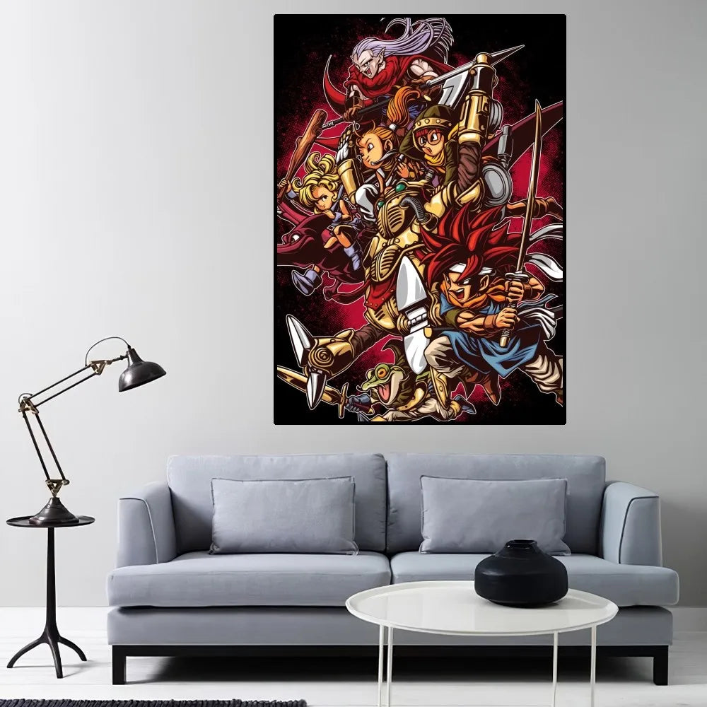 Chrono Trigger Poster Home Room Decor Aesthetic Art Wall Painting Stickers