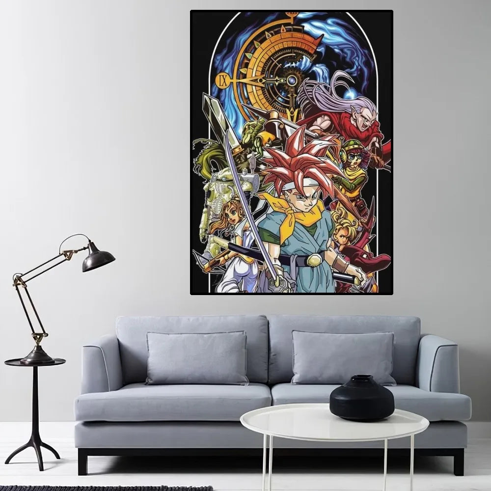 Chrono Trigger Poster Home Room Decor Aesthetic Art Wall Painting Stickers