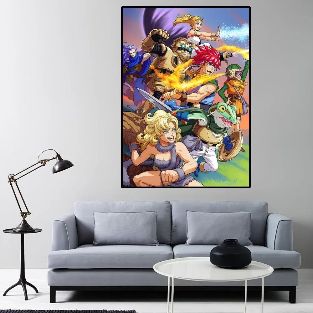 Chrono Trigger Poster Home Room Decor Aesthetic Art Wall Painting Stickers