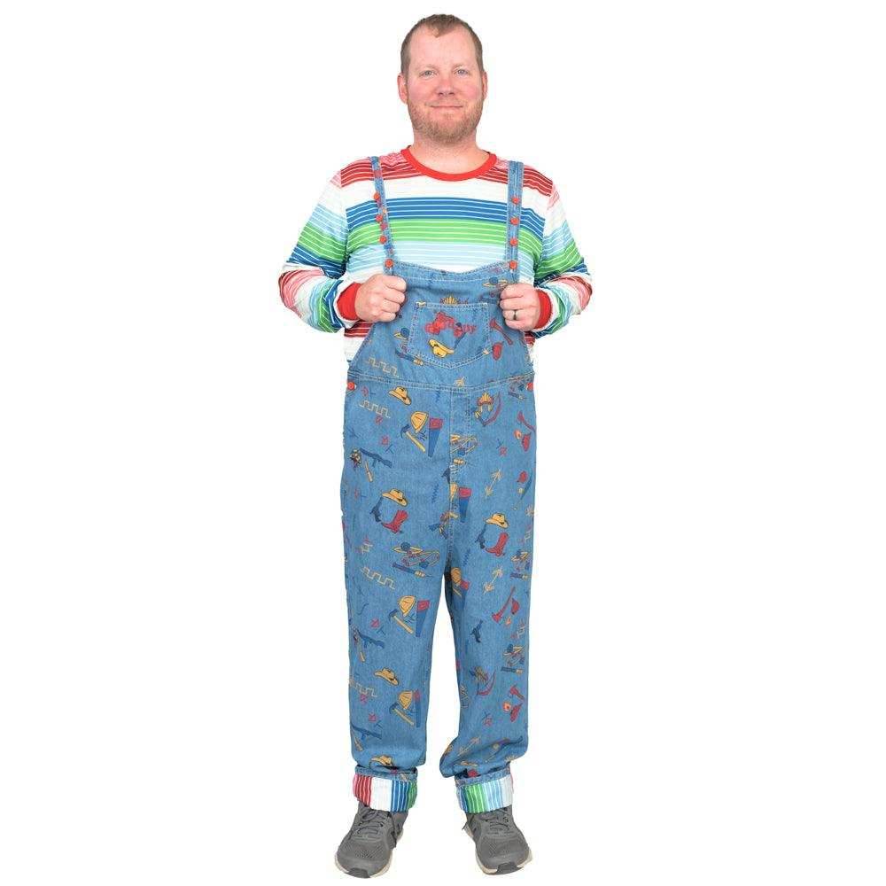 Chuckie Costume Good Guys Doll Halloween Costume Cosplay - S