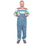 Chuckie Costume Good Guys Doll Halloween Costume Cosplay - S