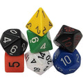 Nostalgia Opaque GM & Beginning Player 7-Die Polyhedral set - 