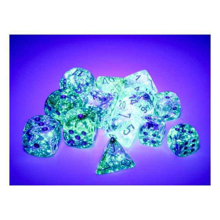 7-Set Cube Luminary Nebula Oceanic with Gold - 