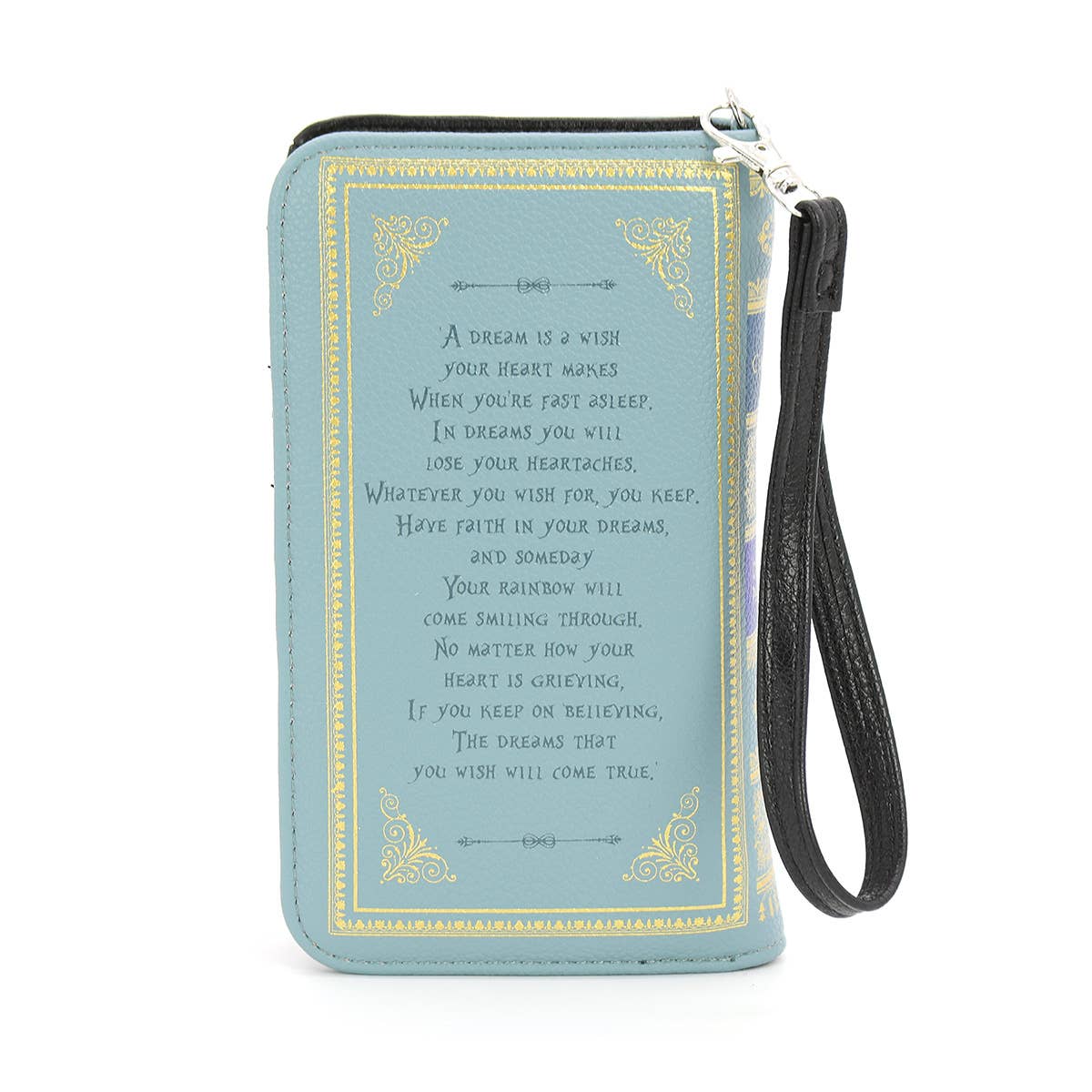 Cinderella Book Wallet Wristlet