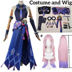 Genshin Citlali Cosplay Dress – Elegant Fantasy Outfit Set - Costume and Wig / S