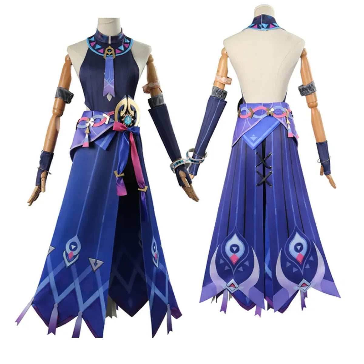 Genshin Citlali Cosplay Dress – Elegant Fantasy Outfit Set - Wig only(one size ) / XL