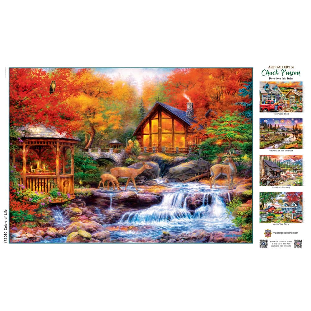 Art Gallery - Colors of Life 1000 Piece Jigsaw Puzzle