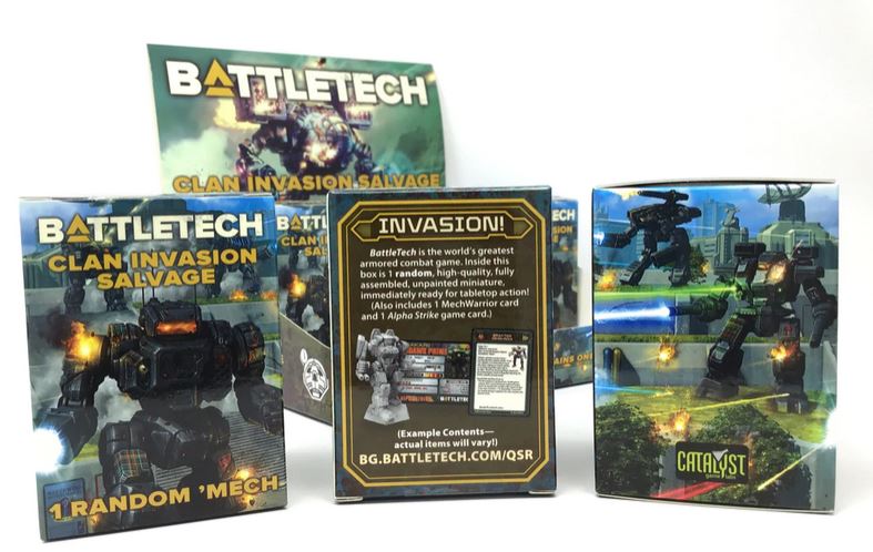 Clan Invasion Salvage Mech Box (1 random mech)