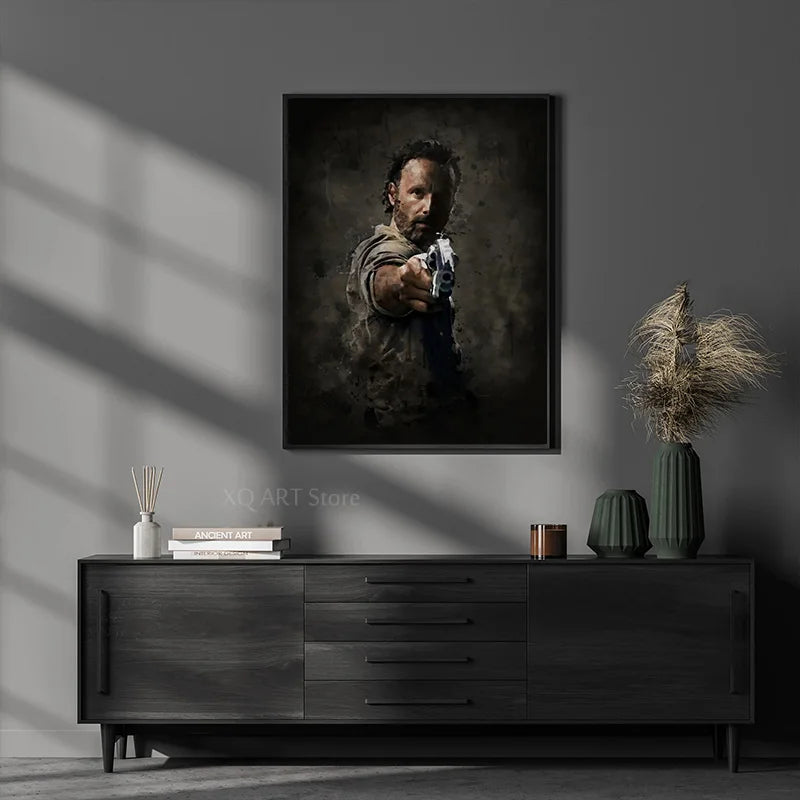 Classic American Zombie Movie TV The Walking Dead Art Wall Picture Canvas Painting And Print Poster For Living Room Home Decor