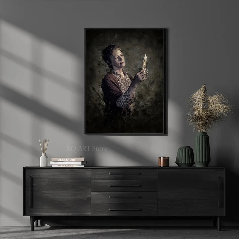 Classic American Zombie Movie TV The Walking Dead Art Wall Picture Canvas Painting And Print Poster For Living Room Home Decor