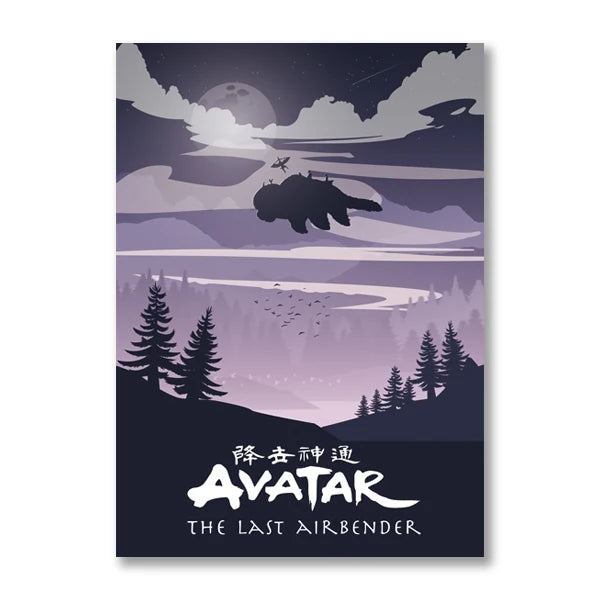 Classic Anime Avatar The Last Airbender Posters Canvas Painting HD Print Wall Art Pictures Gifts For Living Room Home Decoration