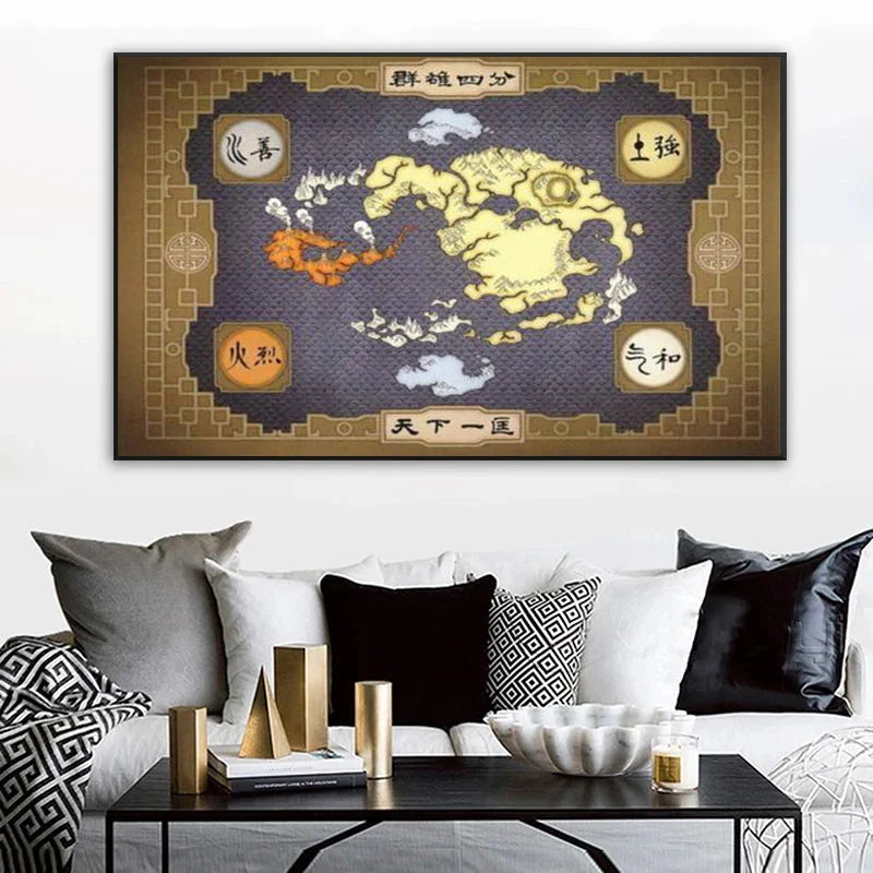 Classic Anime Avatar The Last Airbender Posters Canvas Painting HD Print Wall Art Pictures Gifts For Living Room Home Decoration