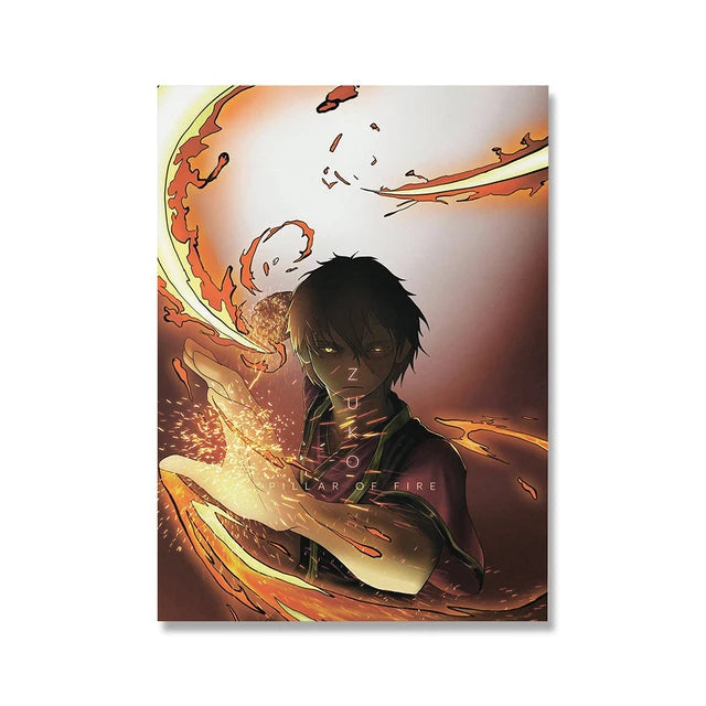 Classic Anime Avatar The Last Airbender Posters Canvas Painting HD Print Wall Art Pictures Gifts For Living Room Home Decoration