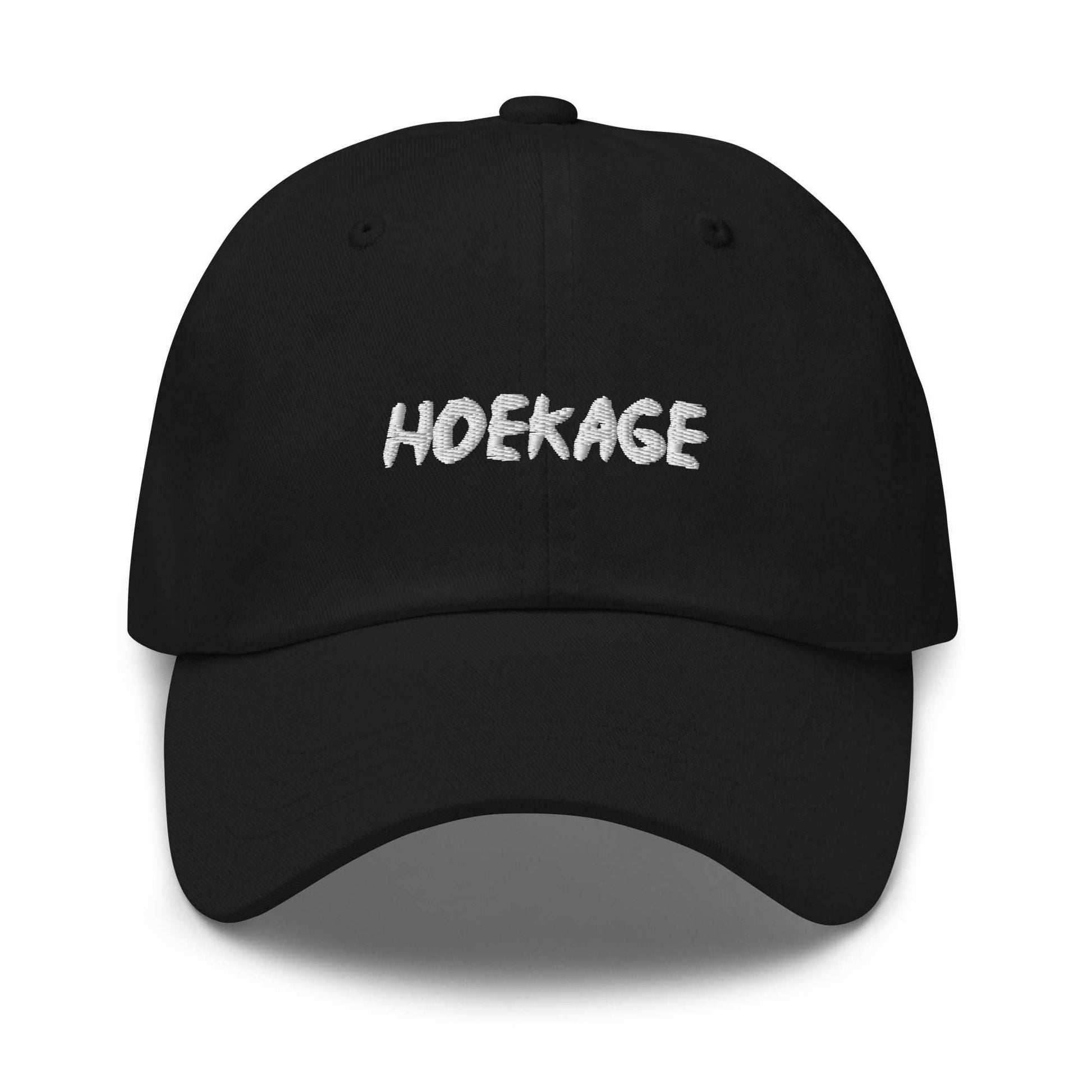 Hoekage Anime Embroidered Dad Hat - Black