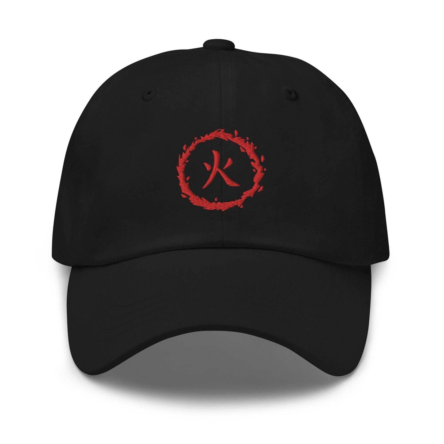 Hokage Fire Shadow Anime Dad Hat - Black