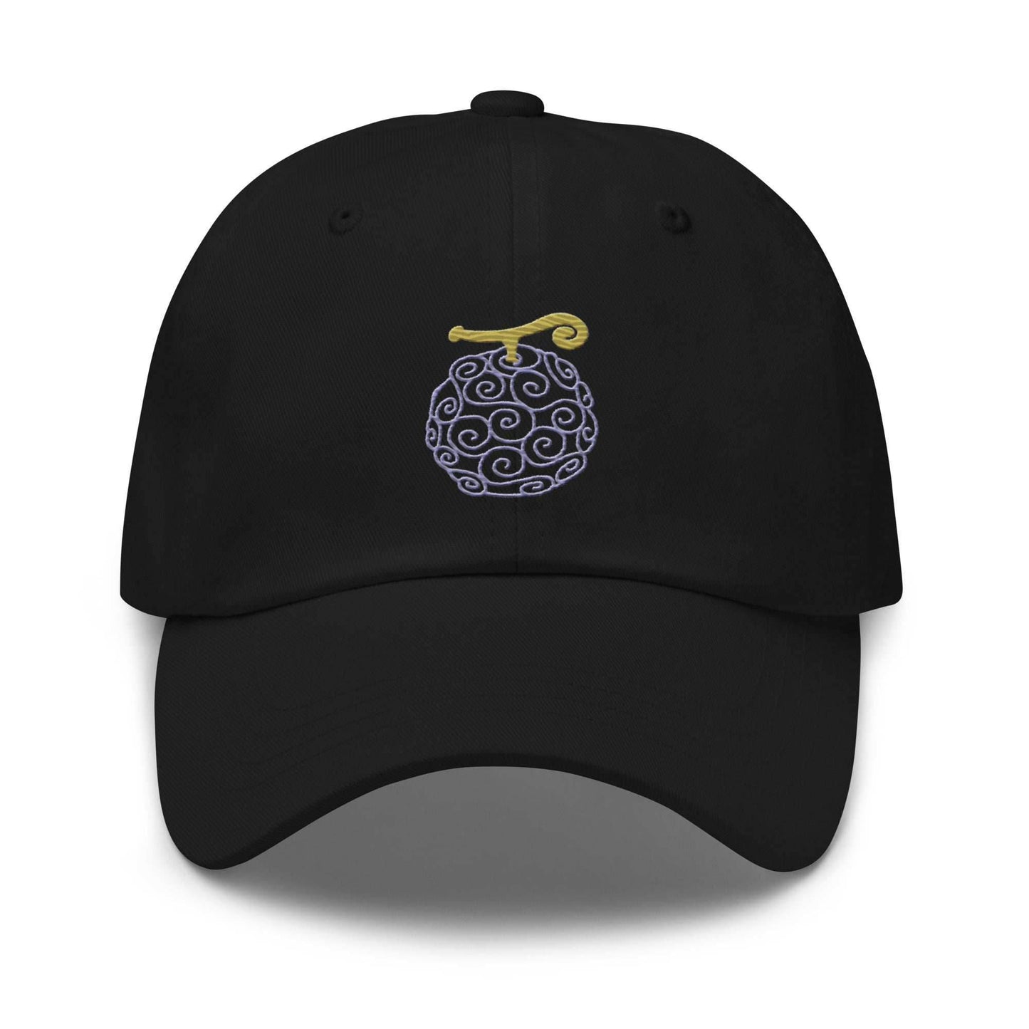Gum Gum Devil Fruit Embroidered Dad Hat - Black