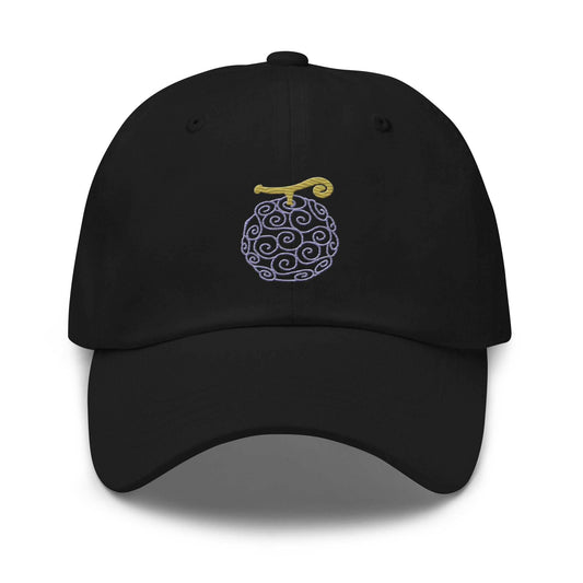 Gum Gum Devil Fruit Embroidered Dad Hat - Black