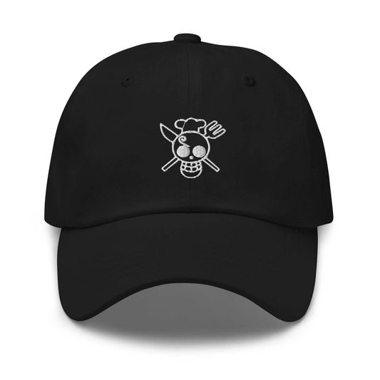 Sanji Anime Embroidered Dad Hat - Black