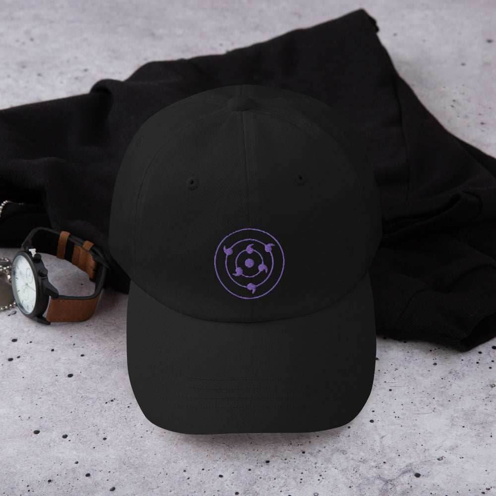 Six Paths Anime Dad Hat - Black