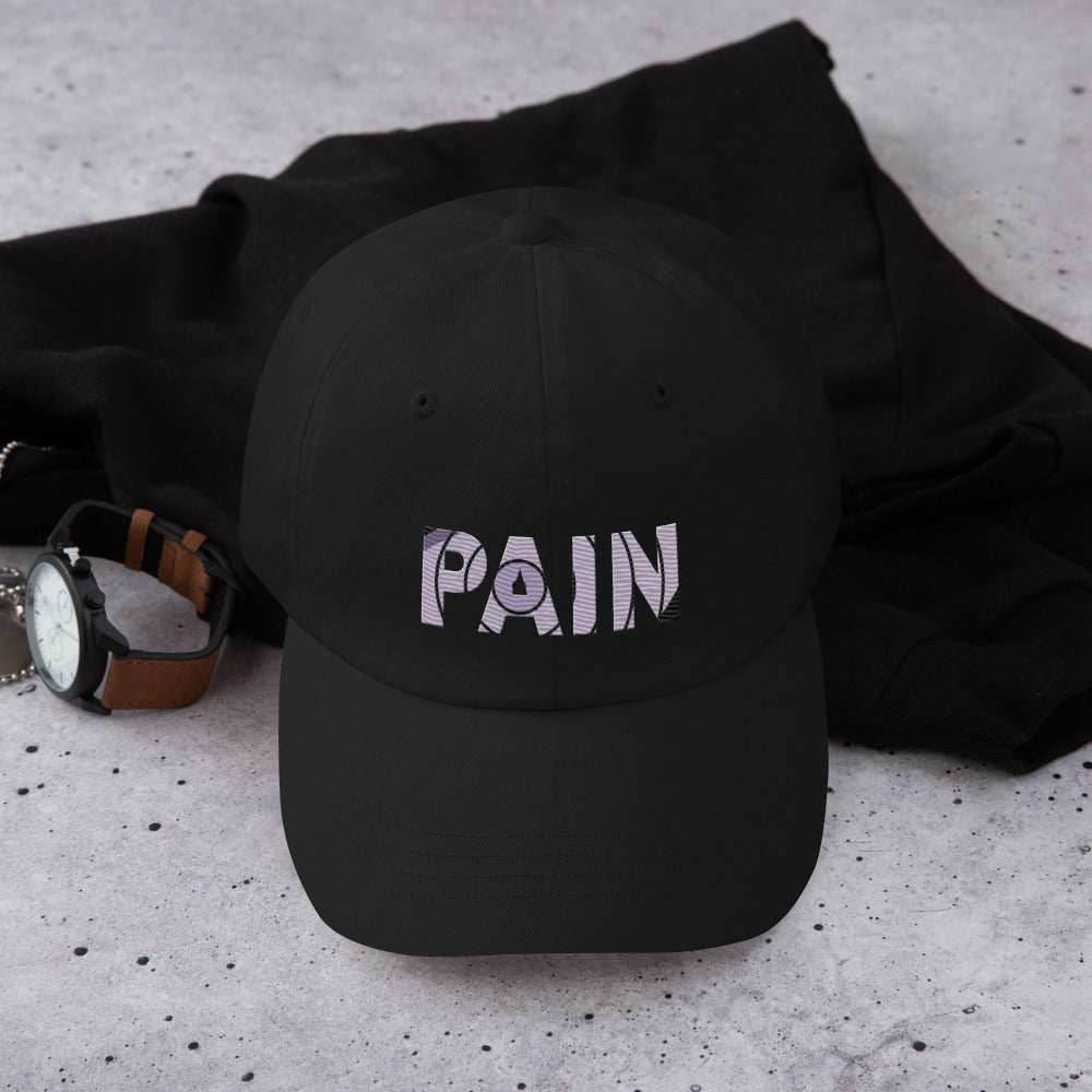 PAIN Embroidered Dad Hat - Black