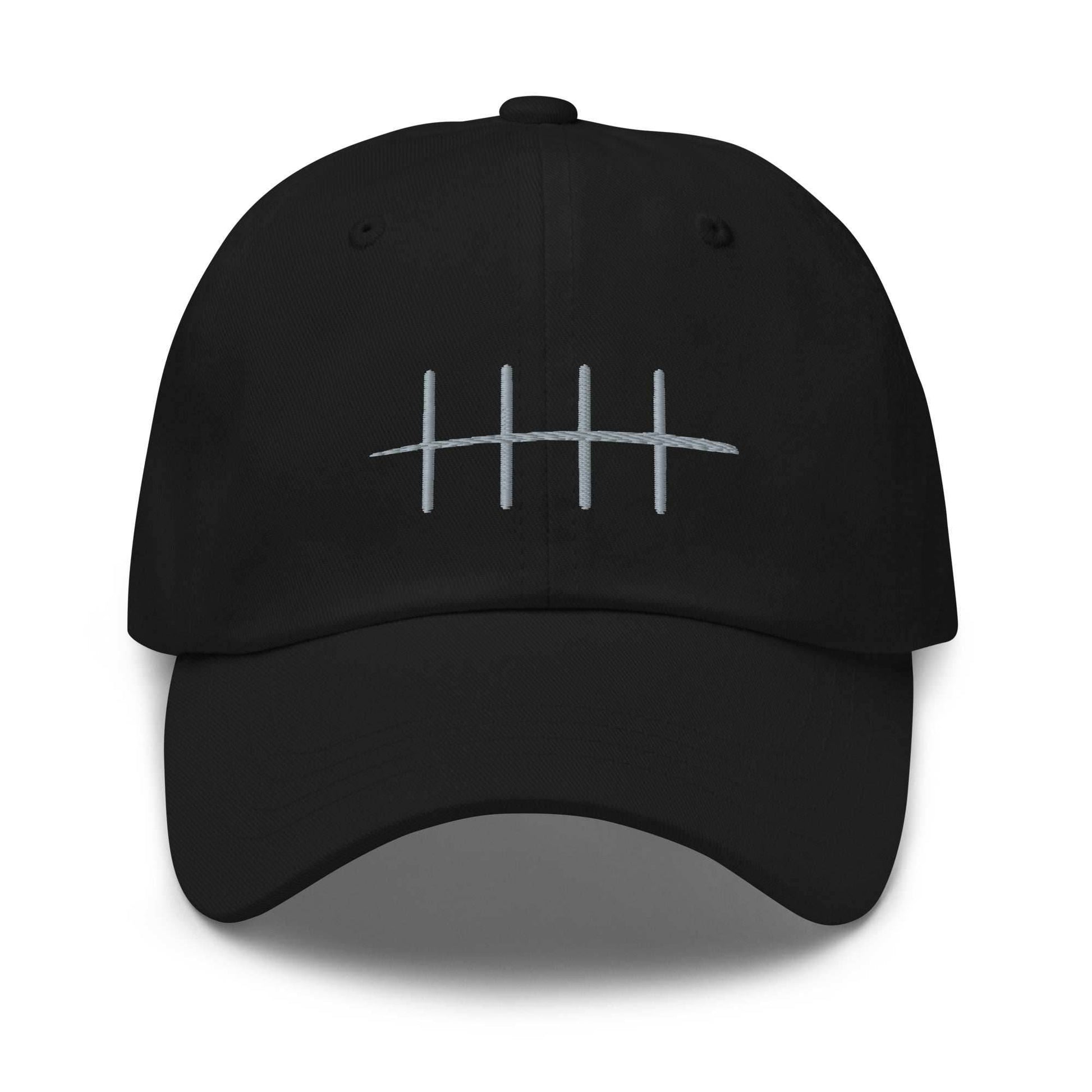 Hidden Rain PAIN Embroidered Dad Hat - Black